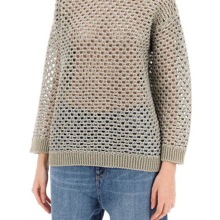 Valentino Garavani "mesh knit pullover with sequins embell