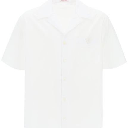 Valentino Garavani "v detail bowling shirt with v-