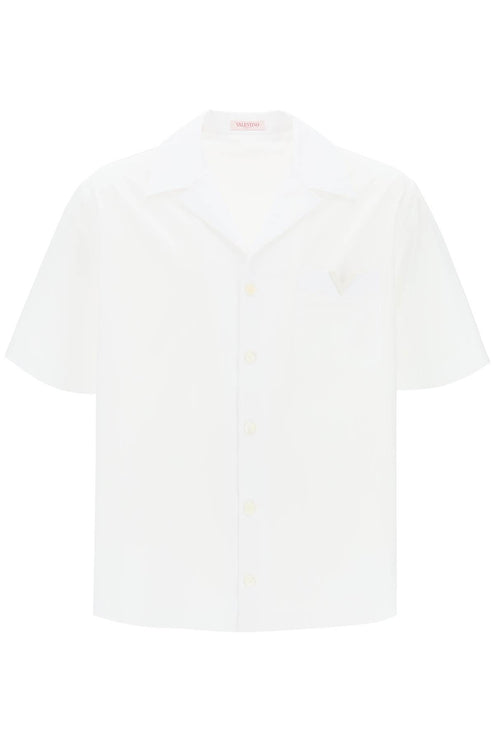 Valentino Garavani "v detail bowling shirt with v-