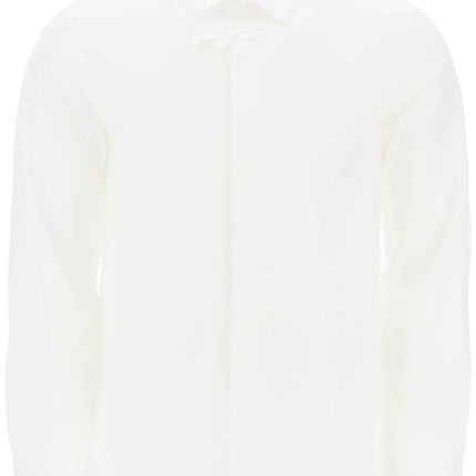 Valentino Garavani poplin shirt with flower patch detail