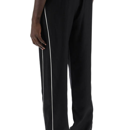 Valentino Garavani silk poplin trousers in eight