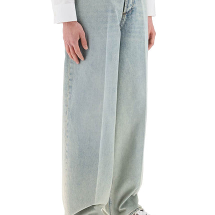 Valentino Garavani oversized jeans with v detail