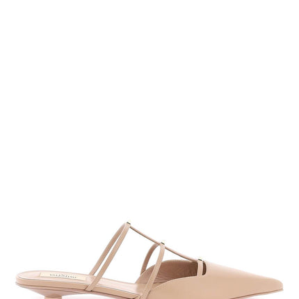 Valentino Garavani smooth leather rockstud wispy mules