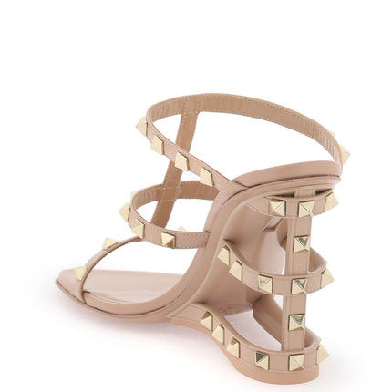 Valentino Garavani cut-out wedge mules with