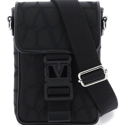 Valentino Garavani black iconographe mini crossbody bag