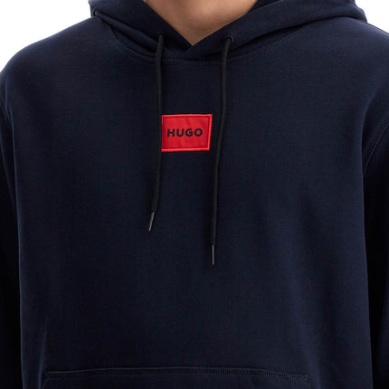 Hugo logo patch hoodie