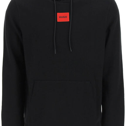 Hugo logo patch hoodie