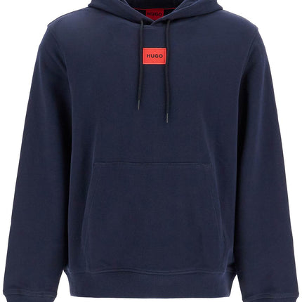 Hugo logo patch hoodie