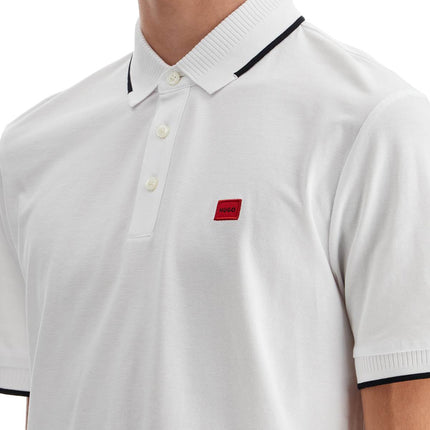 Hugo polo shirt with contrasting finishing details