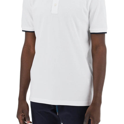 Boss polo shirt with contrasting edges