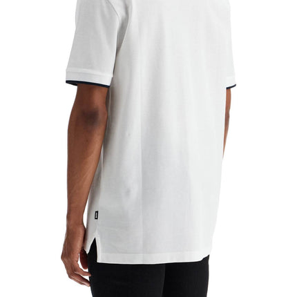 Boss parlay polo shirt with contrast trims