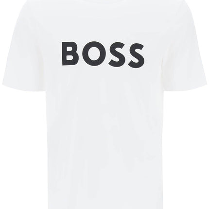 Boss tiburt 354 logo print t-shirt