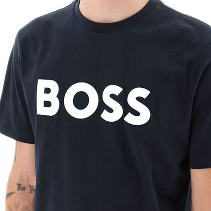 Boss tiburt 354 logo print t-shirt