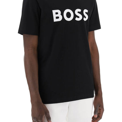 Boss tiburt 354 logo print t-shirt