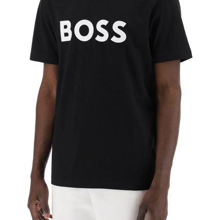 Boss tiburt 354 logo print t-shirt