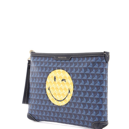 Anya Hindmarch i am a plastic bag eyes pochette