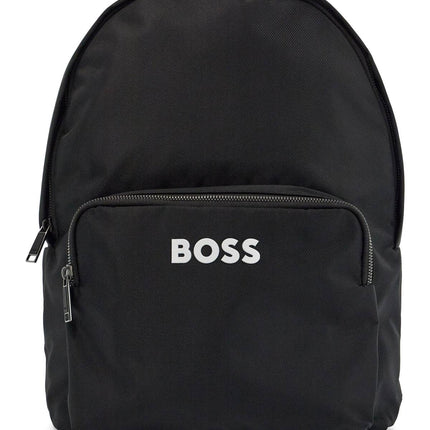 Boss elegant and functional black backpack in rpl with front pocket catch_3.0