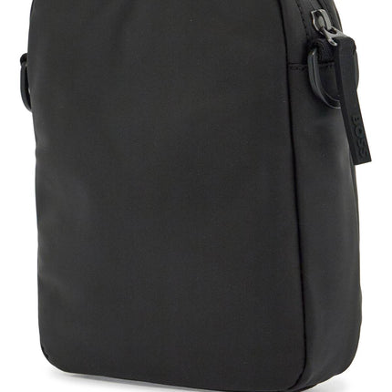 Boss compact black matte polyester bag with adjustable shoulder strap