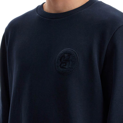 Boss crewneck sweatshirt with double mon