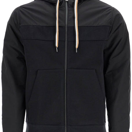 Boss black zip hoodie c-seeger 300