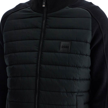 Boss knitted and padded nylon jacket