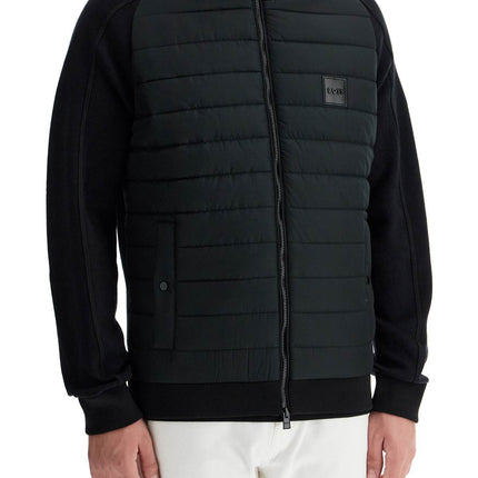 Boss knitted and padded nylon jacket