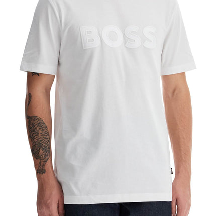 Boss t-shirt with patch logo design