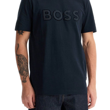 Boss t-shirt with patch logo design