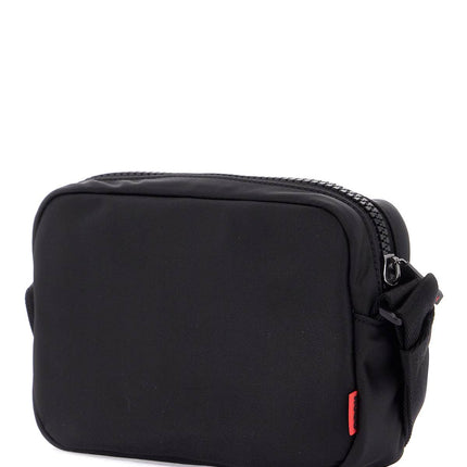 Hugo shoulder bag handwritten2.0_ew c black with zip and adjustable handle