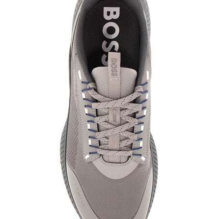 Boss gray ergonomic breathable sneakers ttnm evo_runn_rsth