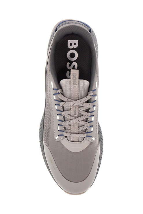 Boss gray ergonomic breathable sneakers ttnm evo_runn_rsth