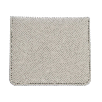 Elegante funda blanca de piel para preservativos Cartera