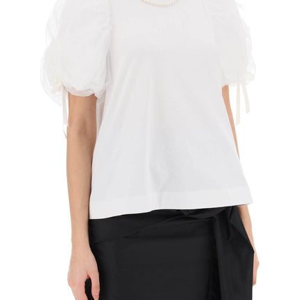 Simone Rocha puff sleeves t-shirt