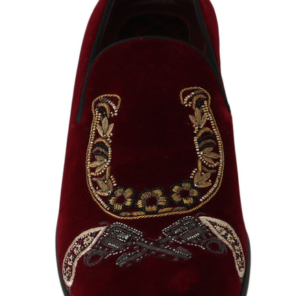 Mocassini da uomo con paillettes di Bordeaux