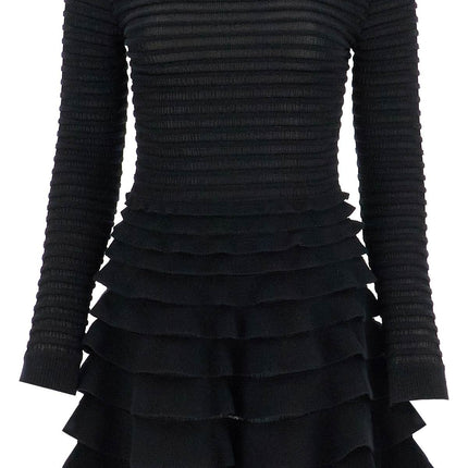 Valentino Garavani mini viscose and wool dress