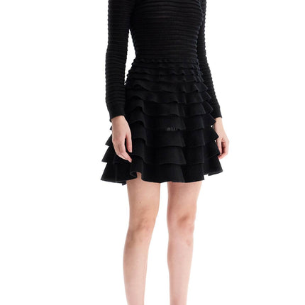 Valentino Garavani mini viscose and wool dress