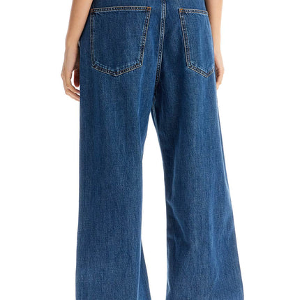 Valentino Garavani baggy cotton and lyocell jeans