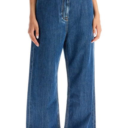 Valentino Garavani baggy cotton and lyocell jeans