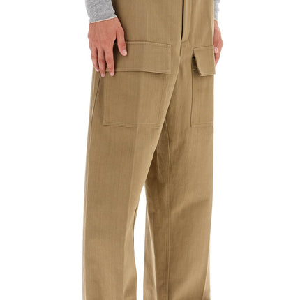 Valentino Garavani cargo canvas pants in italian style