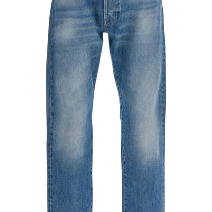 Valentino Garavani jeans with metallic v detail