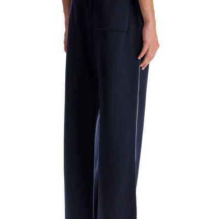 Valentino Garavani jogger pants with metallic v detail