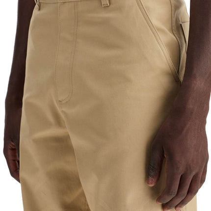 Valentino Garavani stretch canvas cargo pants for men.