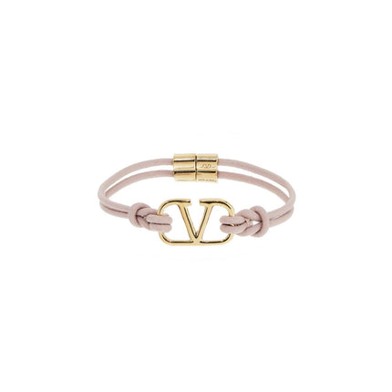 Valentino Garavani leather vlogo signature bracelet