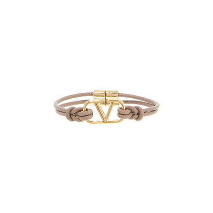 Valentino Garavani leather vlogo signature bracelet