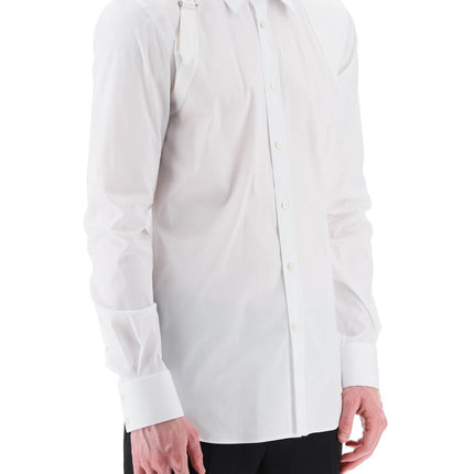 Alexander Mcqueen stretch cotton harness shirt