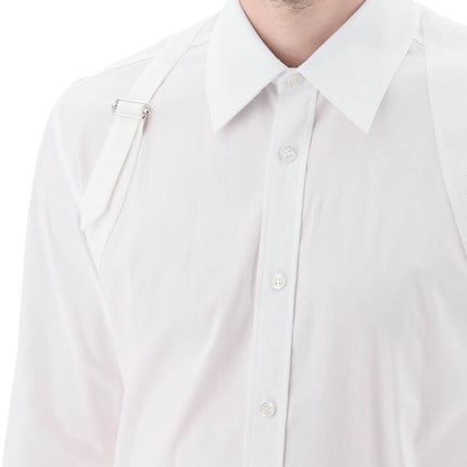 Alexander Mcqueen stretch cotton harness shirt