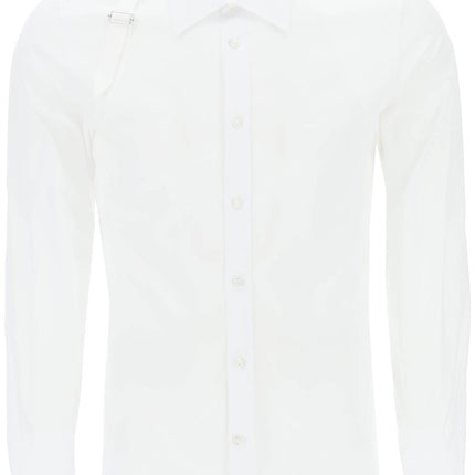 Alexander Mcqueen stretch cotton harness shirt