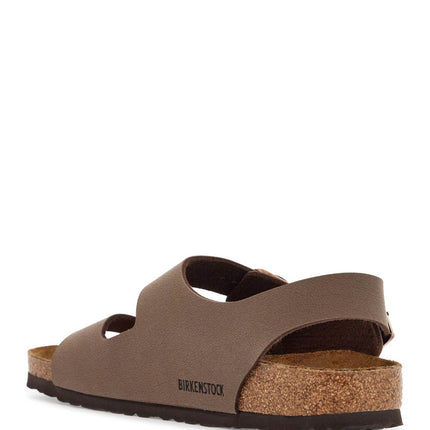 Birkenstock birkoflor mocca sandals with cork sole and adjustable straps milano