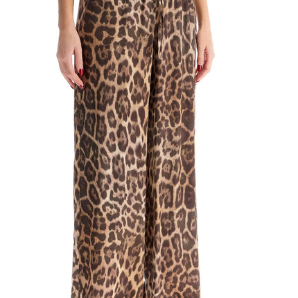 Stella McCartney animal print pajama style pants