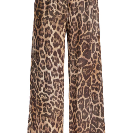 Stella McCartney animal print pajama style pants